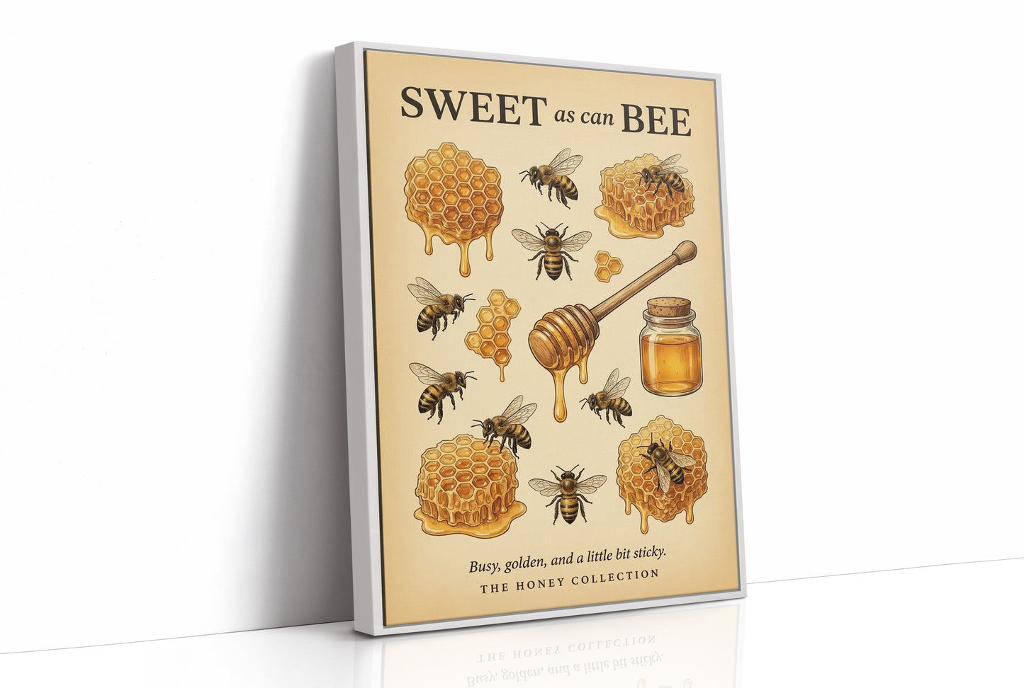 Sweet as Can Bee: Vintage Honeybee Chart