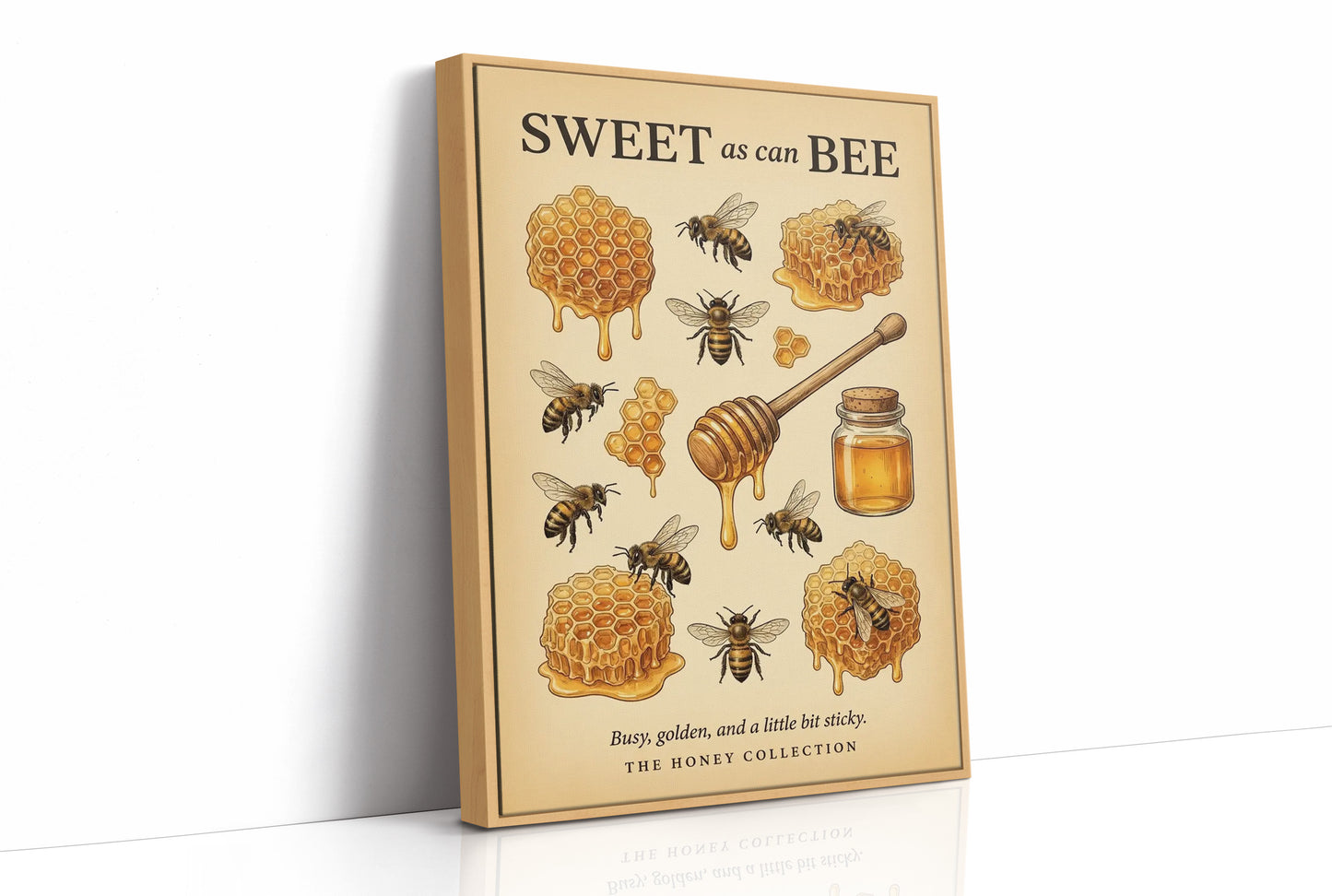 Sweet as Can Bee: Vintage Honeybee Chart