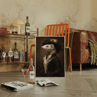 Dapper Ferret in Elegant Attire