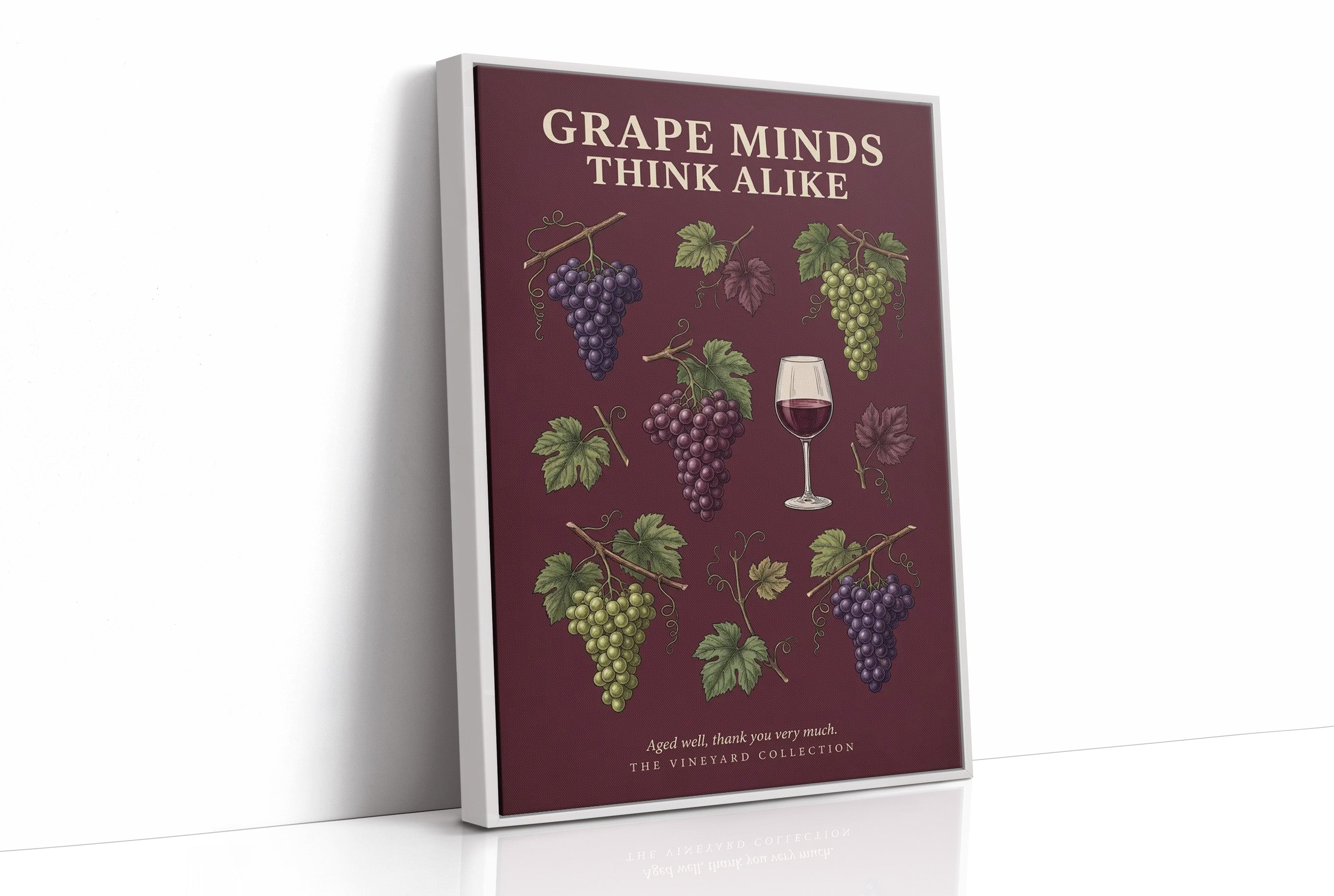 Grape Minds Think Alike: Vintage Vineyard Chart