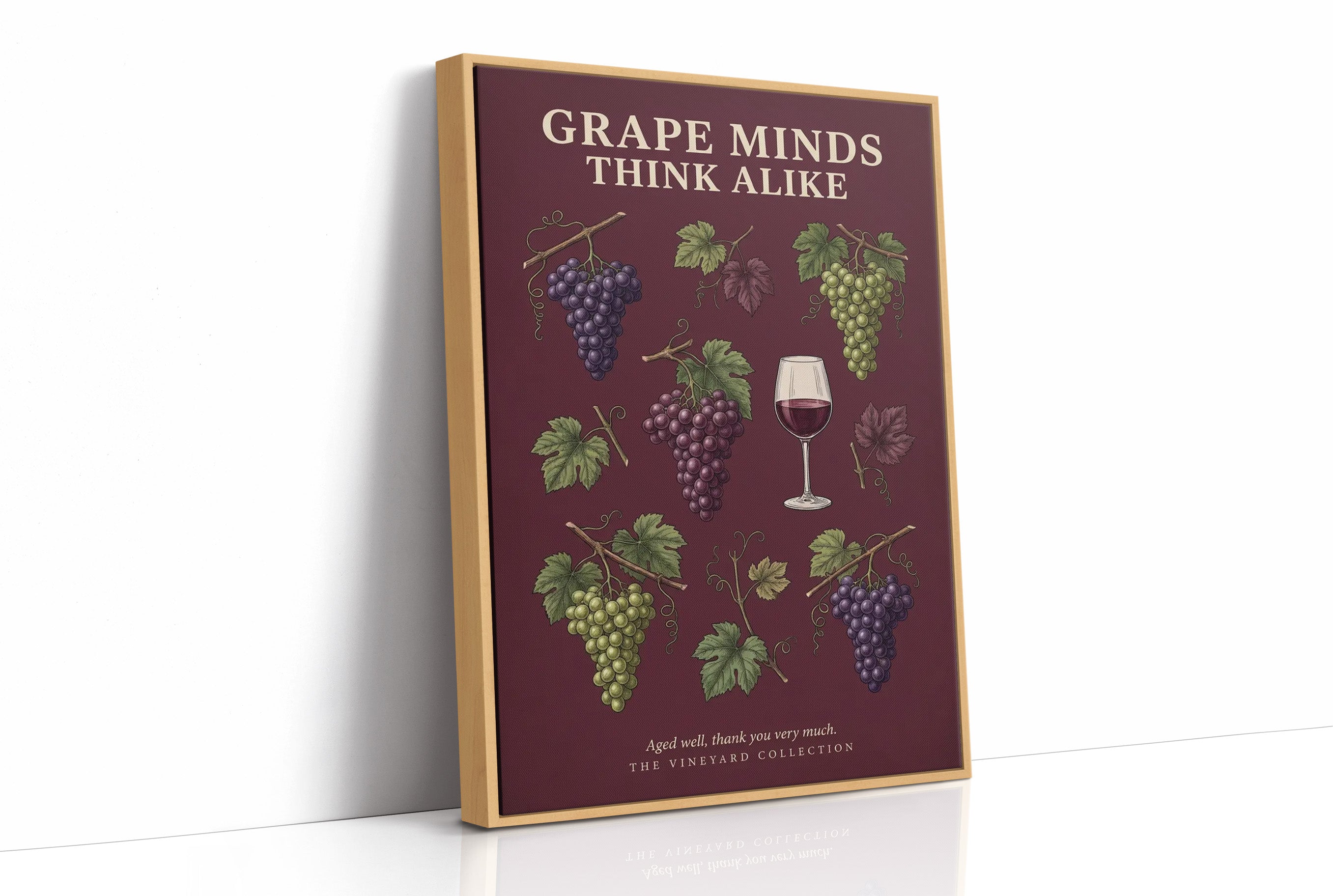 Grape Minds Think Alike: Vintage Vineyard Chart