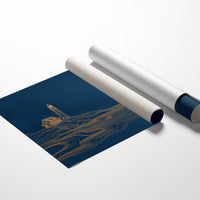 Coastal Beacon Awaits The Dawn