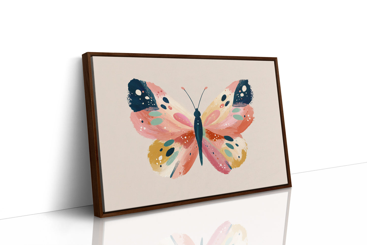 Brushstroke Metamorphosis: Coral Symphony