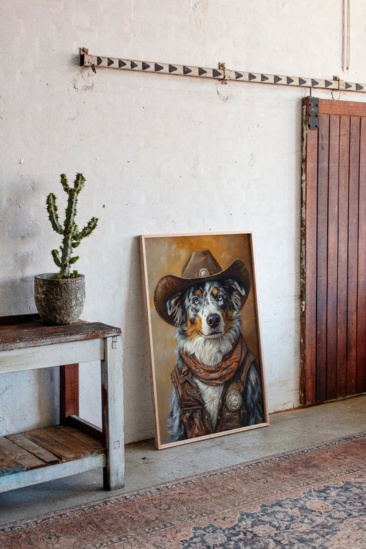 Australian Shepard Sheriff of the Painted Plains