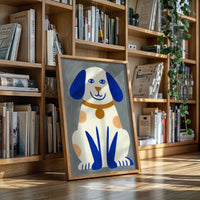 Blue Paws Paint A Happy Tale