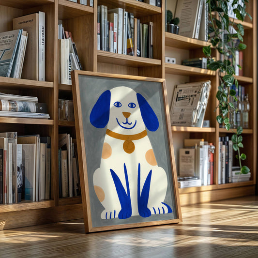 Blue Paws Paint A Happy Tale