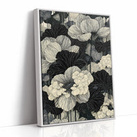 Hibiscus in Fine Black Ink