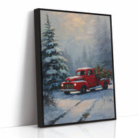 Red Truck Brings Christmas Home