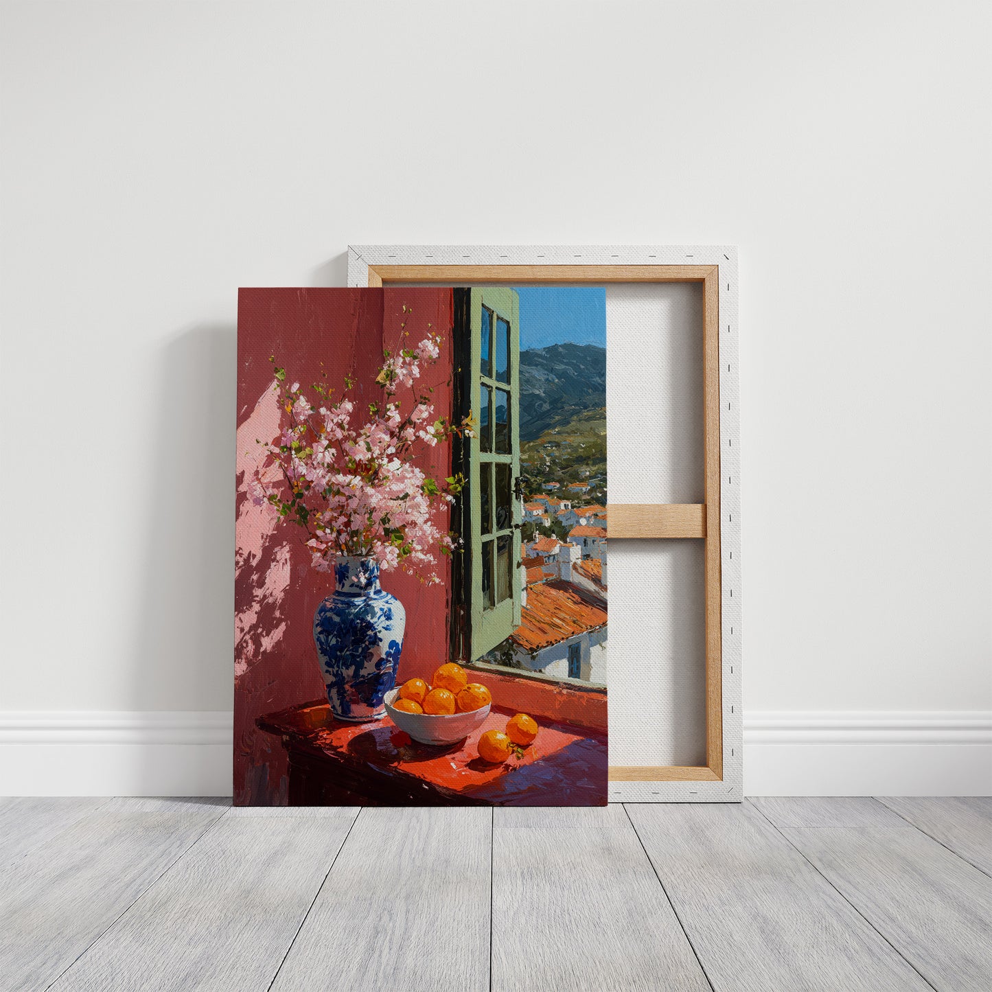 Oranges at the Red Window