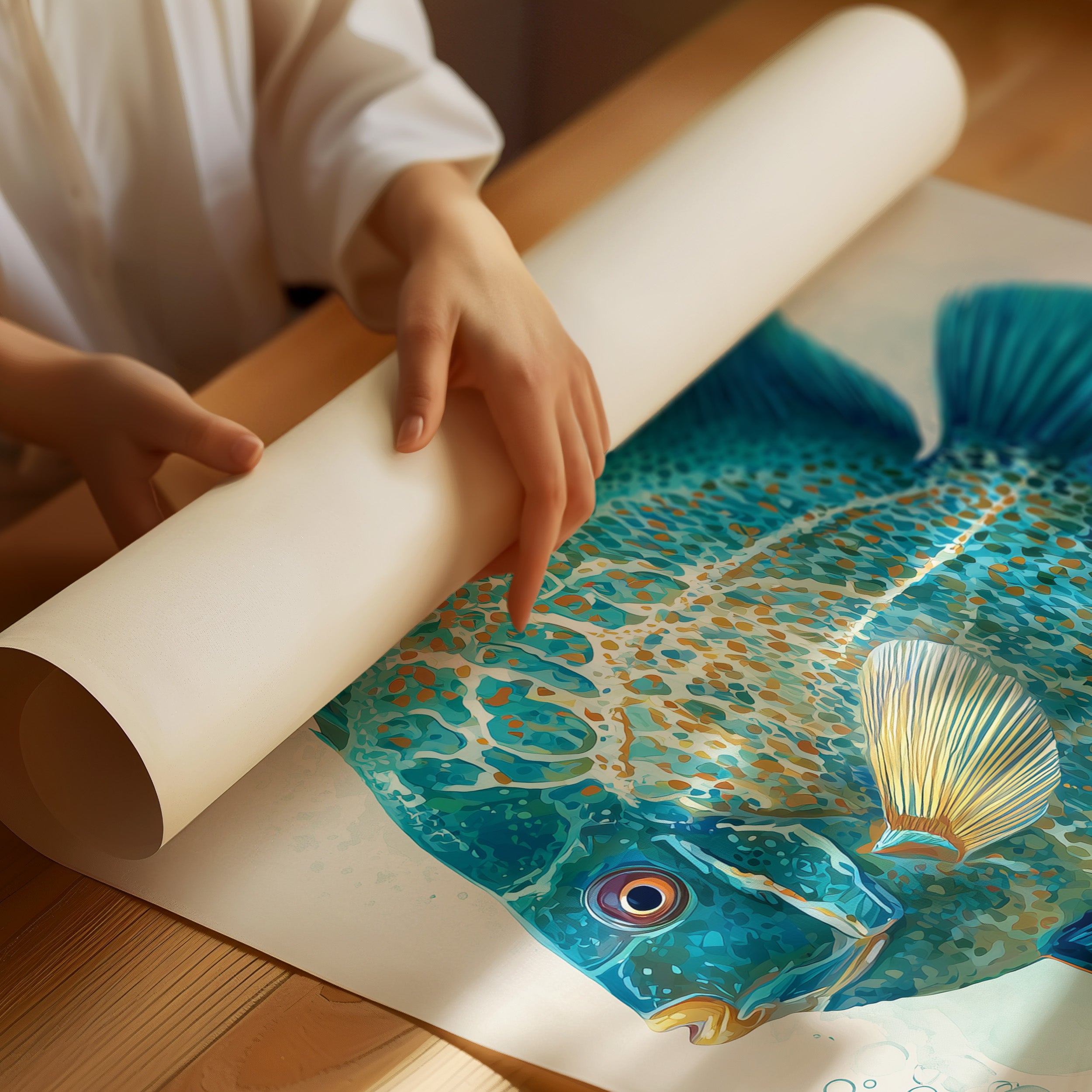 Sapphire Discus Whispers Secrets