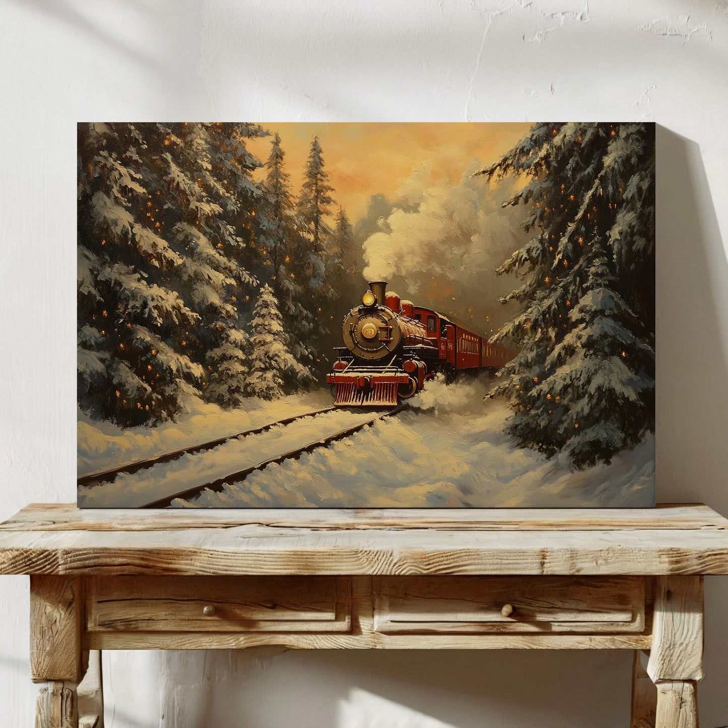 Winter Rails Carry Christmas Dreams Home
