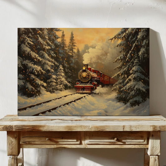 Winter Rails Carry Christmas Dreams Home