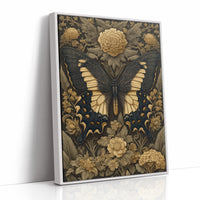 Black Wings Edged in Gold