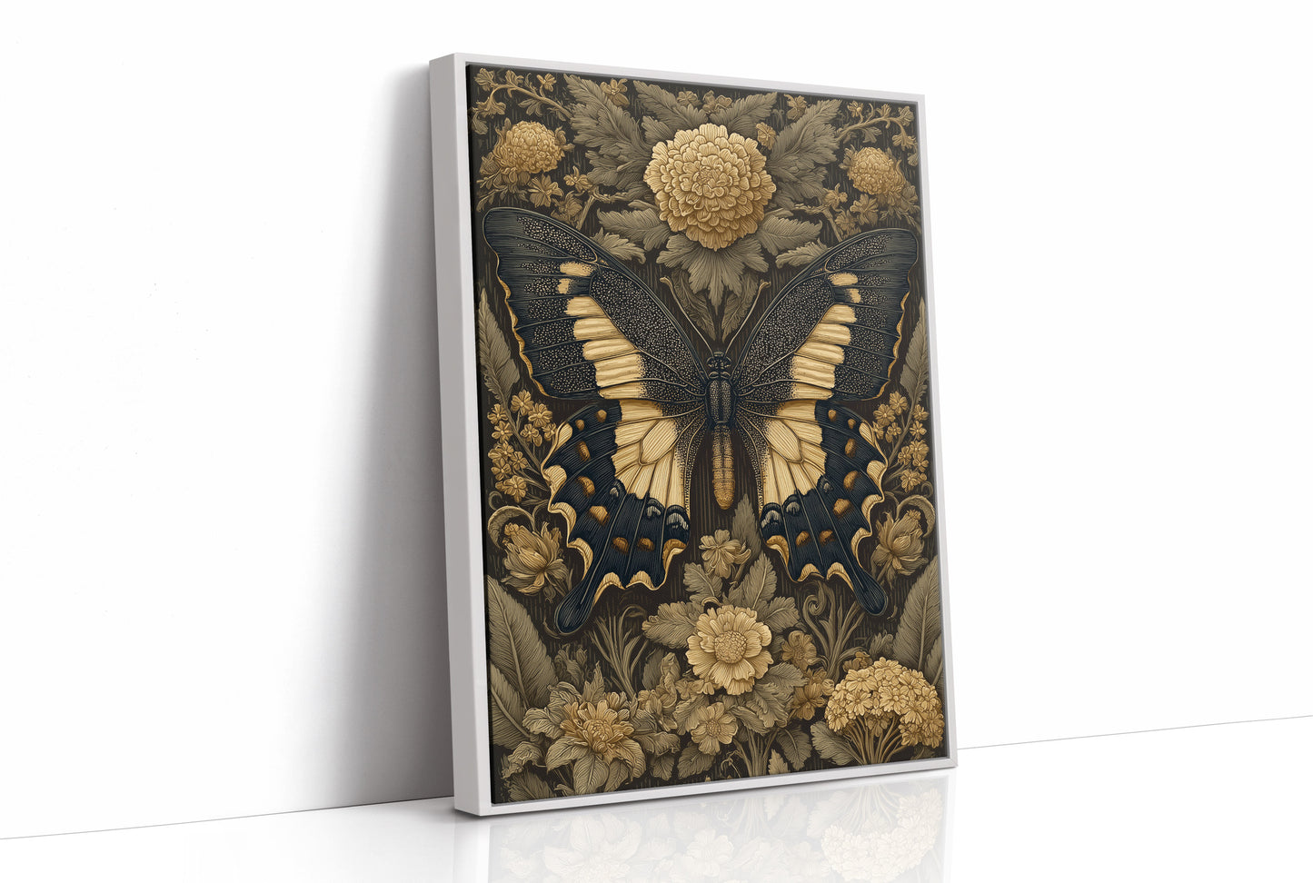 Black Wings Edged in Gold