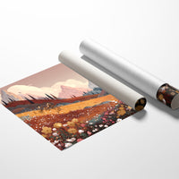 Alpine Meadows Bloom In Gold