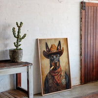 Doberman Marshal with a Steel Gaze