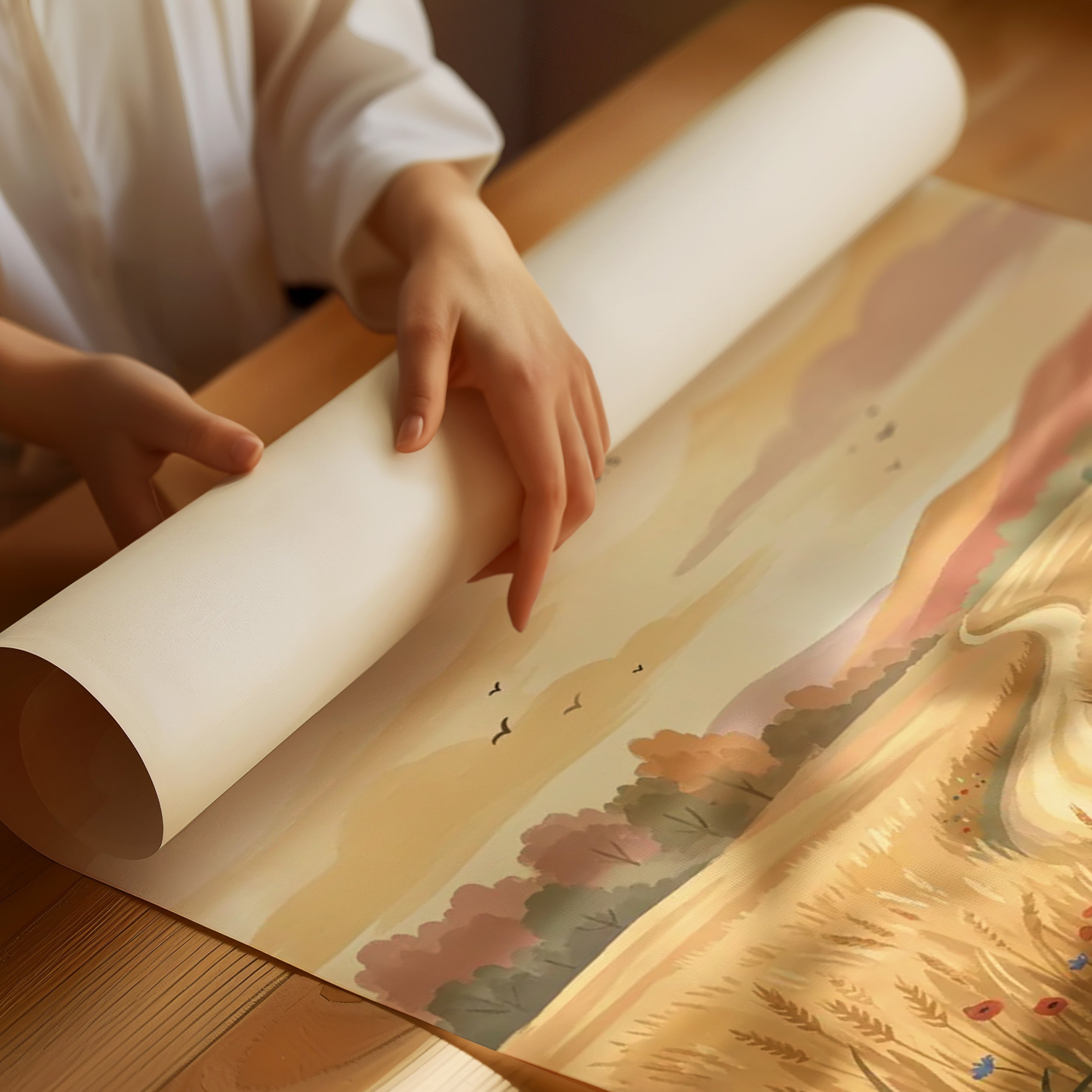 Joy Comes in the Morning: Harvest Scripture Print