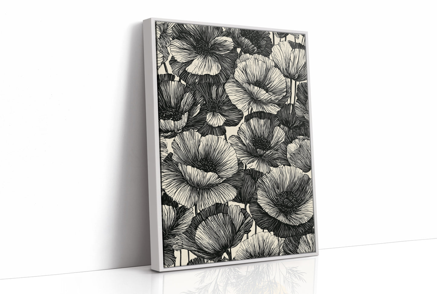 Ink Bloom Poppy Field