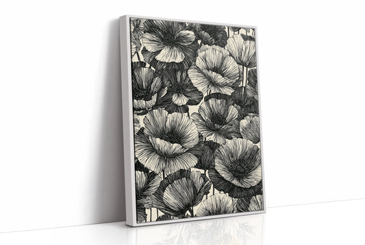 Ink Bloom Poppy Field