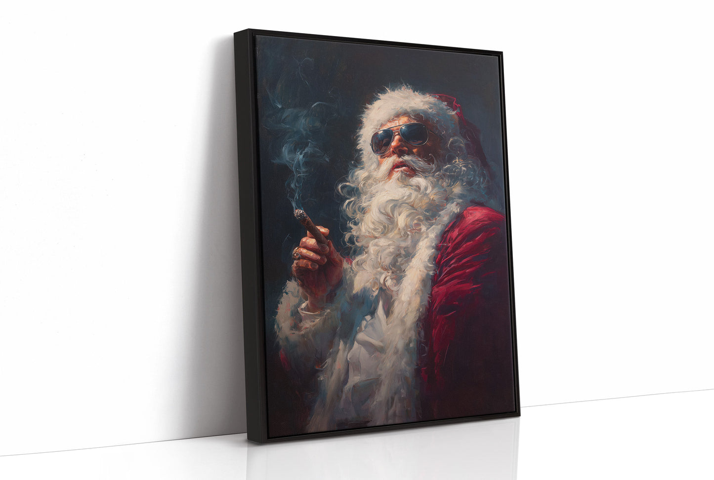 Rebel Claus Takes A Smoke Break
