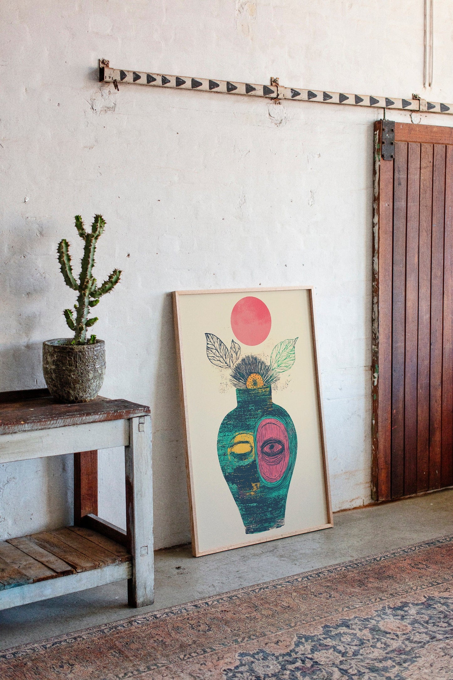 Moonlit Vase Holds Ancient Stories