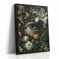 Gaze Beneath the Floral Veil