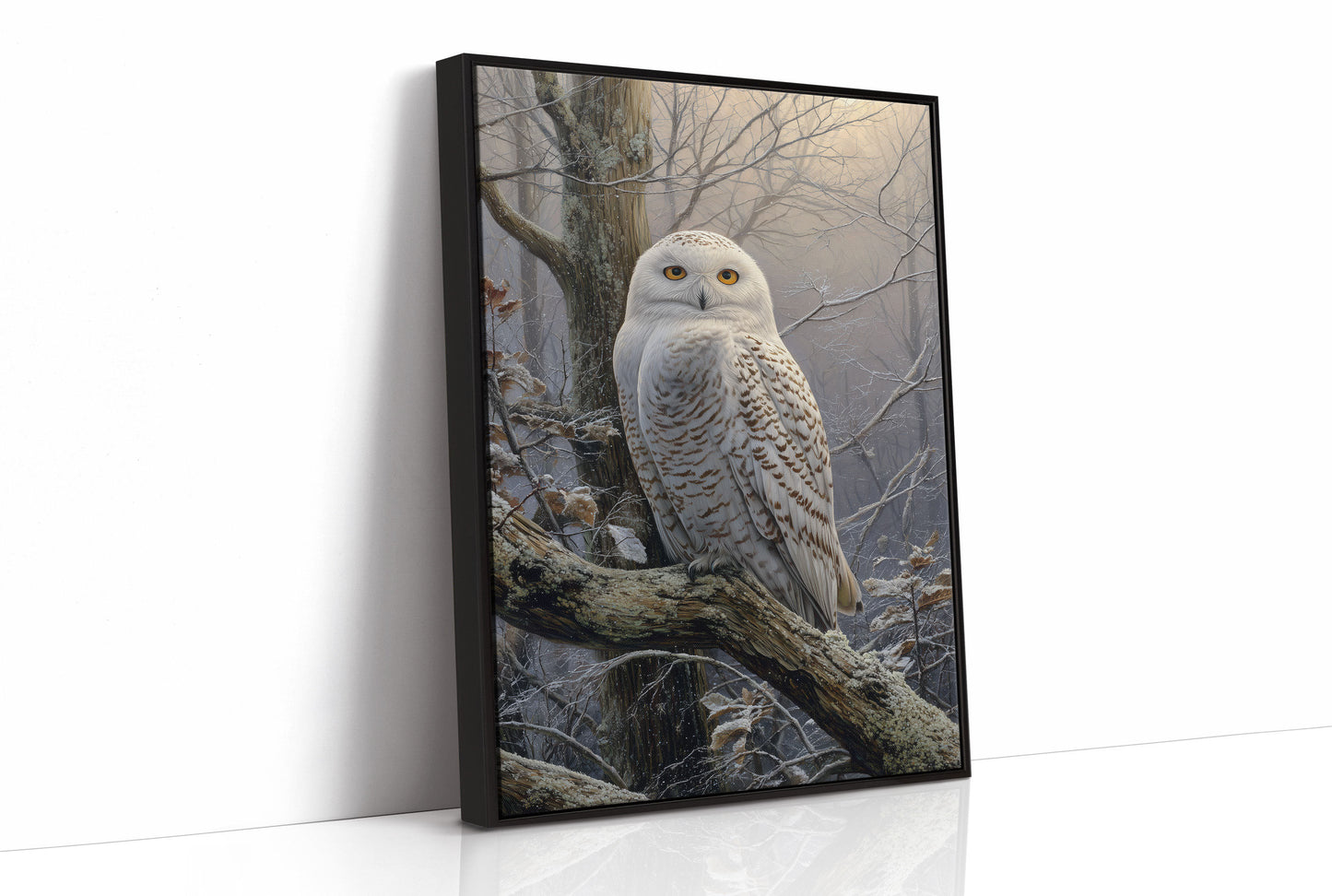 Arctic Wings Meet Winter Woods