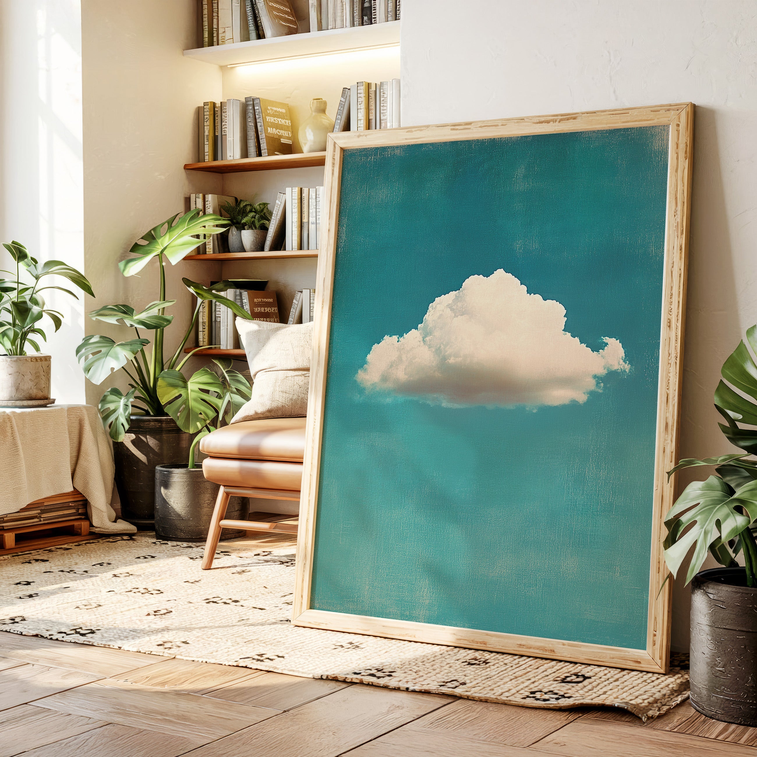 Daydream Cloud Over Turquoise Sky