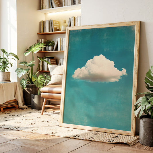 Daydream Cloud Over Turquoise Sky