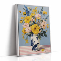 Tuesday Flowers in the Blue Vase