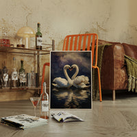 Hearts Entwined in Still Waters