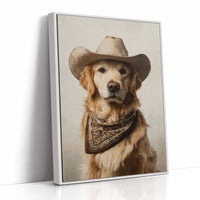 A Canine Cowboy's Bold Stance