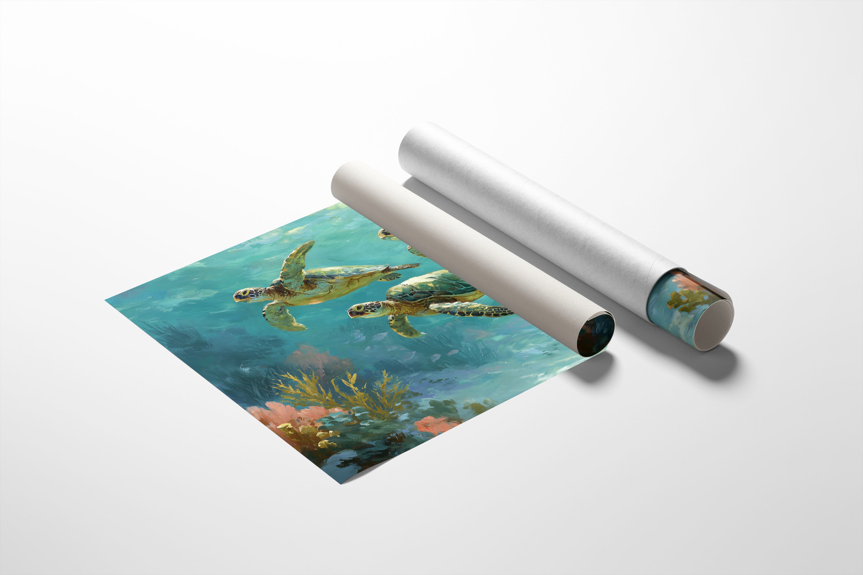 Ancient Voyagers Through Turquoise Depths