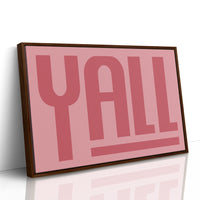 Yall Southern Charm Print in Pink