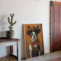 Boston Terrier Cowboy Deputy