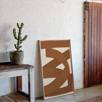 Terracotta Ribbons Weave Modern Tales