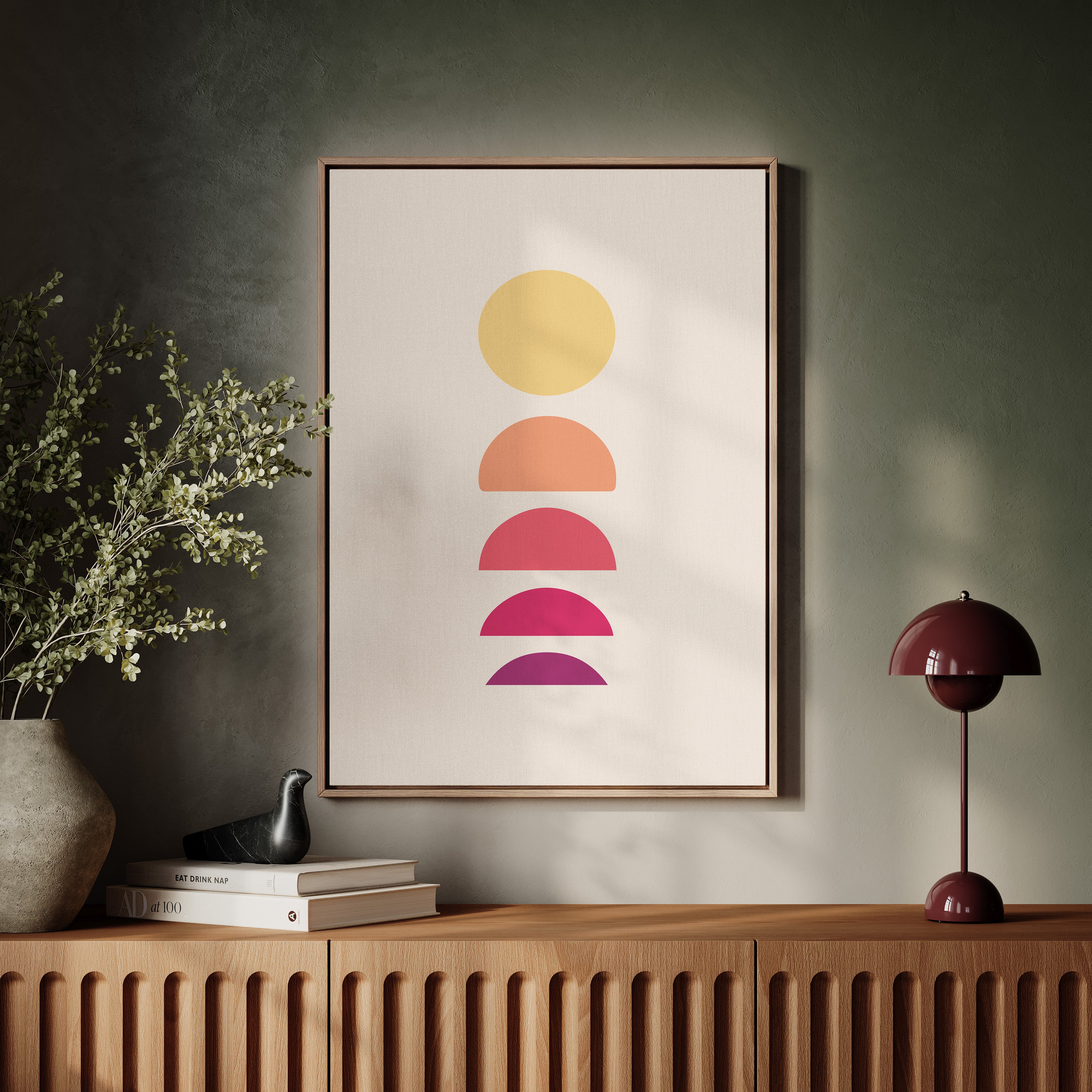 Sunset Phases Paint Desert Stories