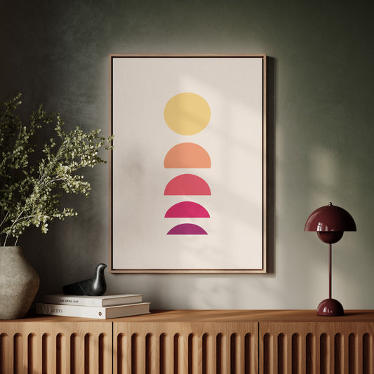 Sunset Phases Paint Desert Stories