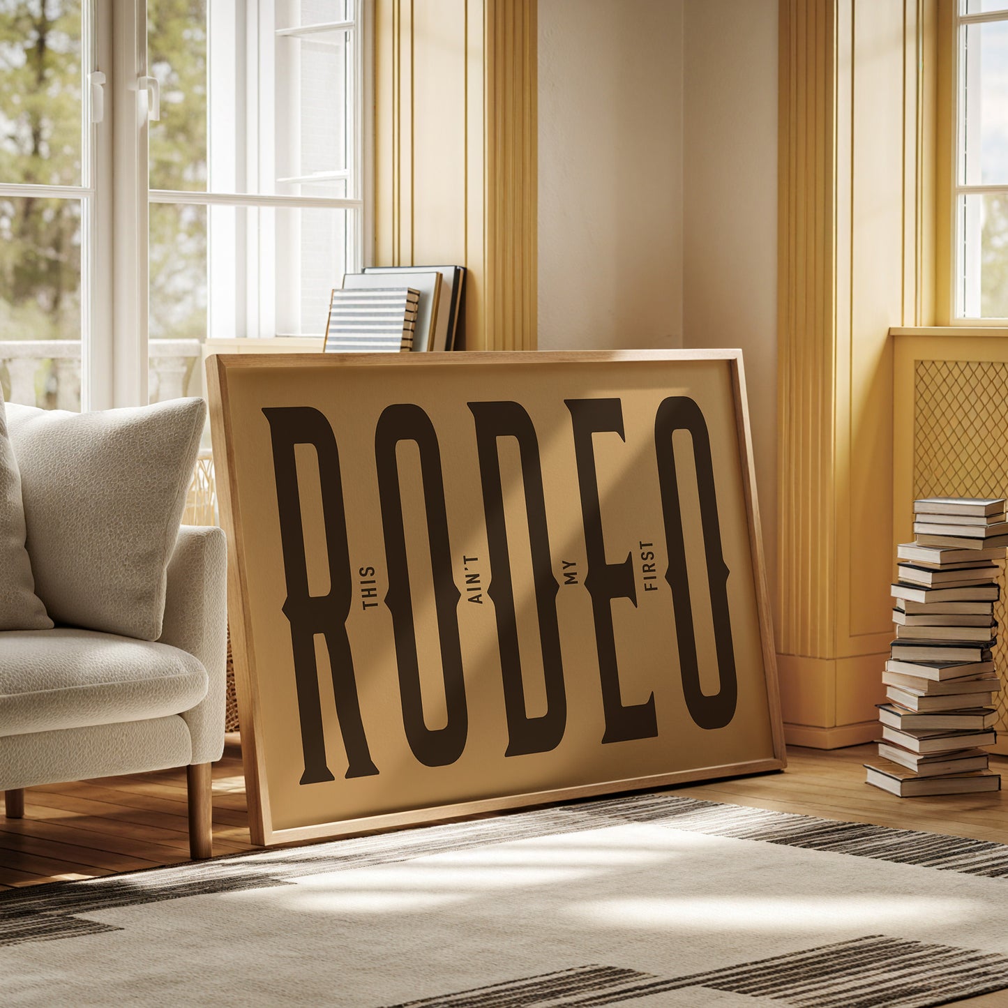 This Ain’t My First Rodeo Western Print