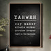 Yahweh Chalkboard Declaration