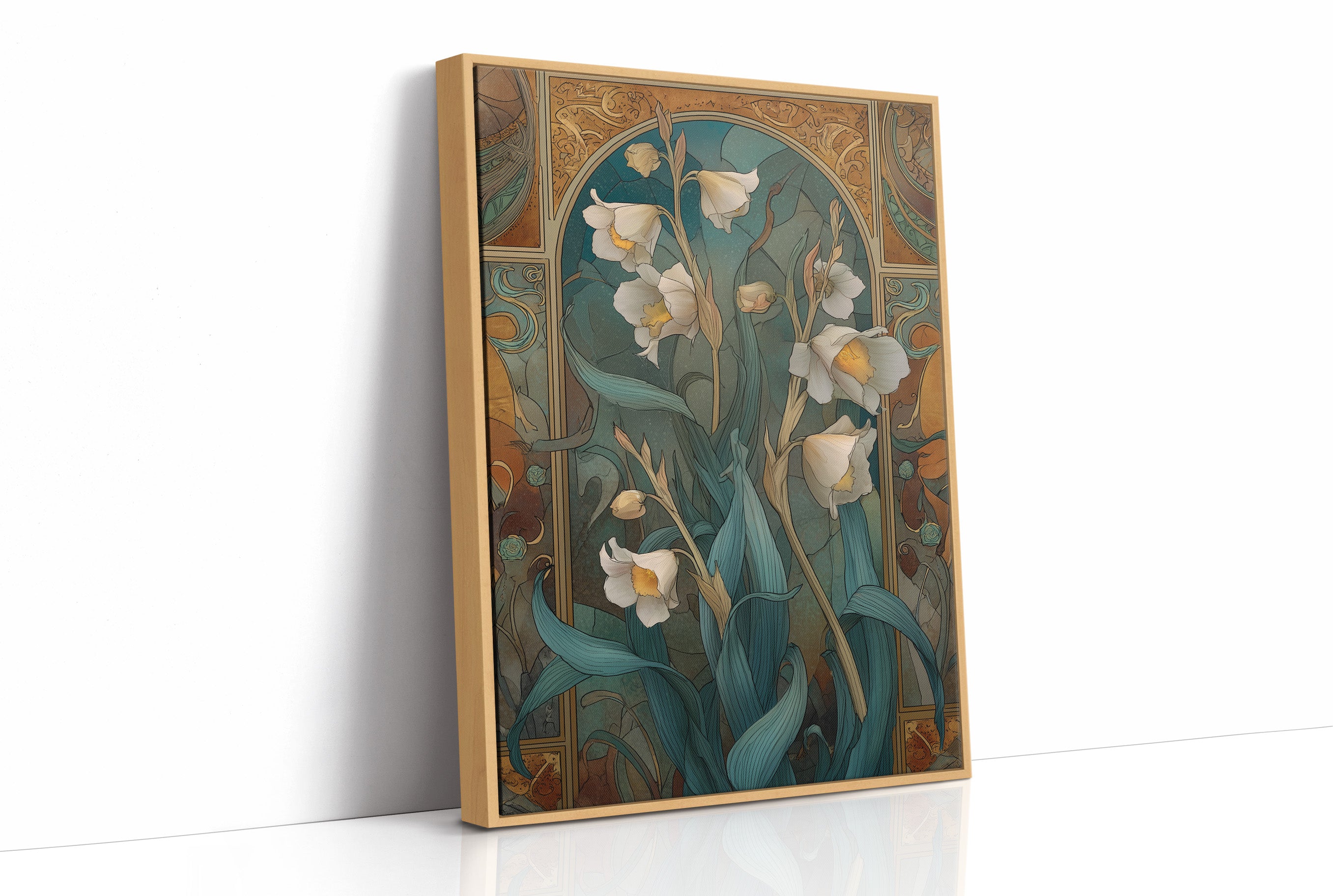 Where Daffodils Dream In Teal
