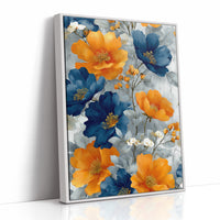 Navy Meets Orange at Full Bloom