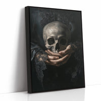 Mortality Cradled In Lace Hands