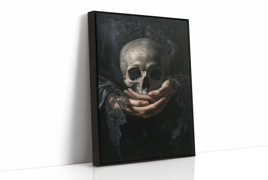 Mortality Cradled In Lace Hands