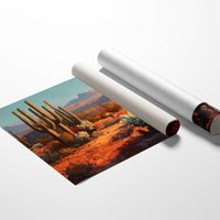 Copper Light Bathes Desert Giants