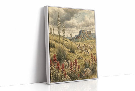 Pronghorn Beneath the Mesa