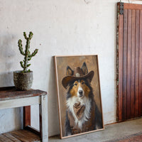 Rough Collie Sheriff of the High Plains