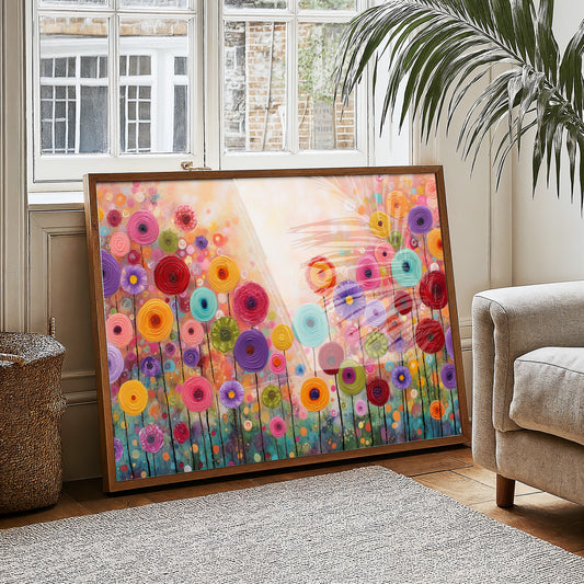 Lollipop Garden Catches Golden Hour