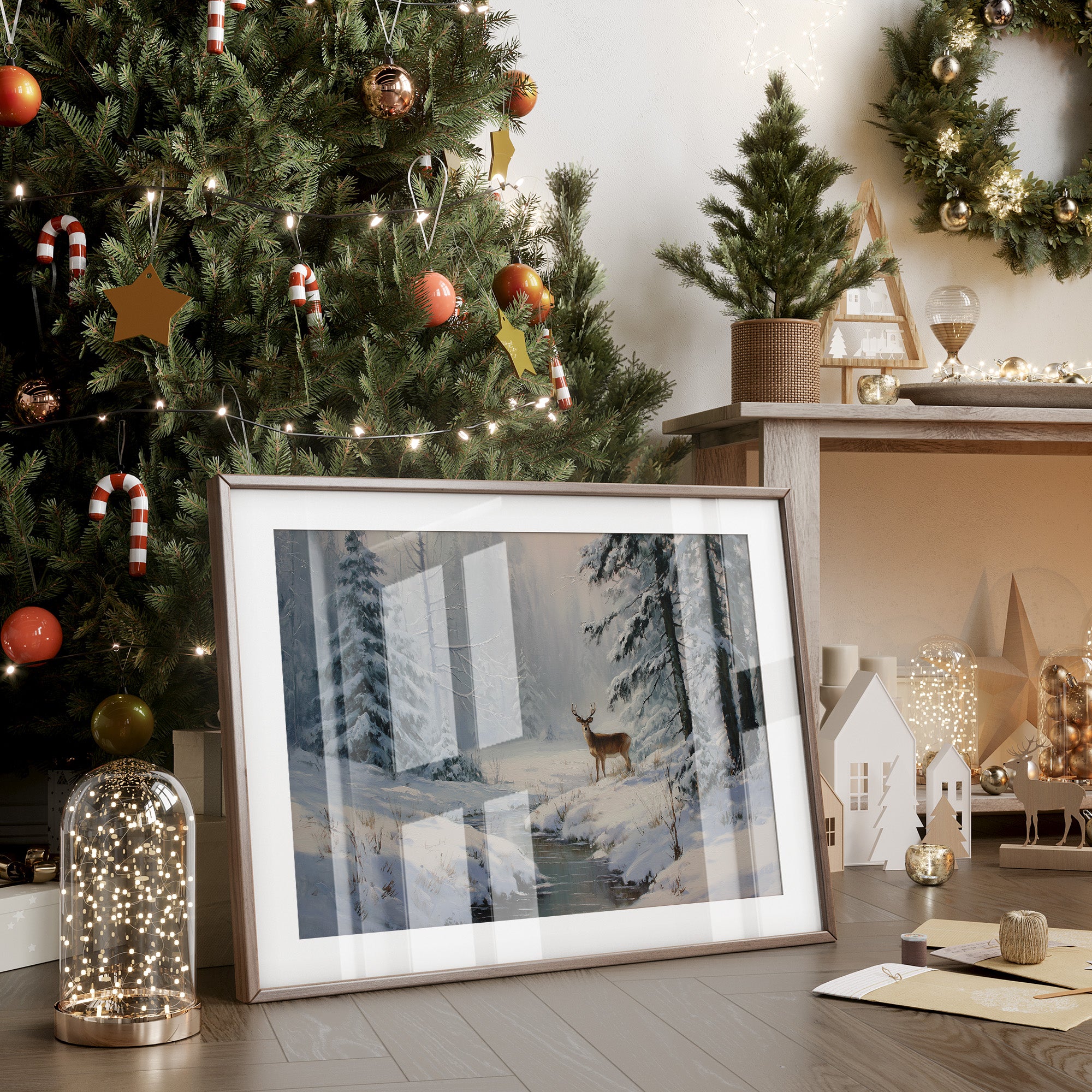 Winter Brook Calls Lone Stag