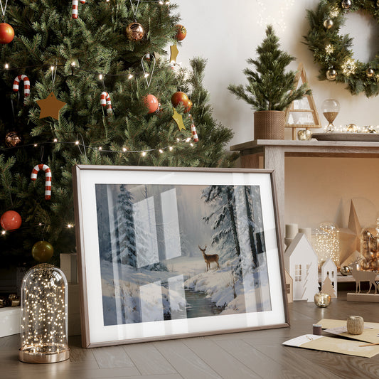 Winter Brook Calls Lone Stag